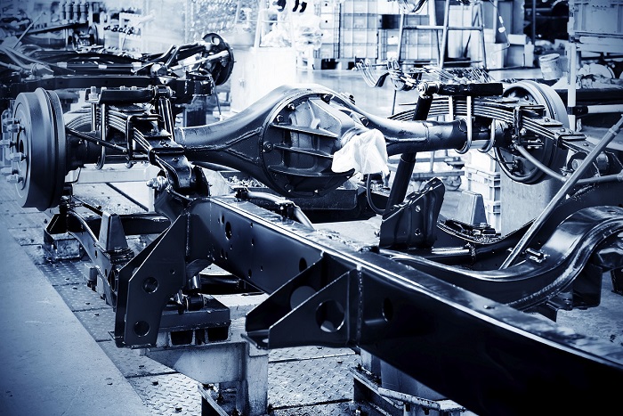 produzione-auto Sistema di ventilazione a noleggio per una linea di produzione