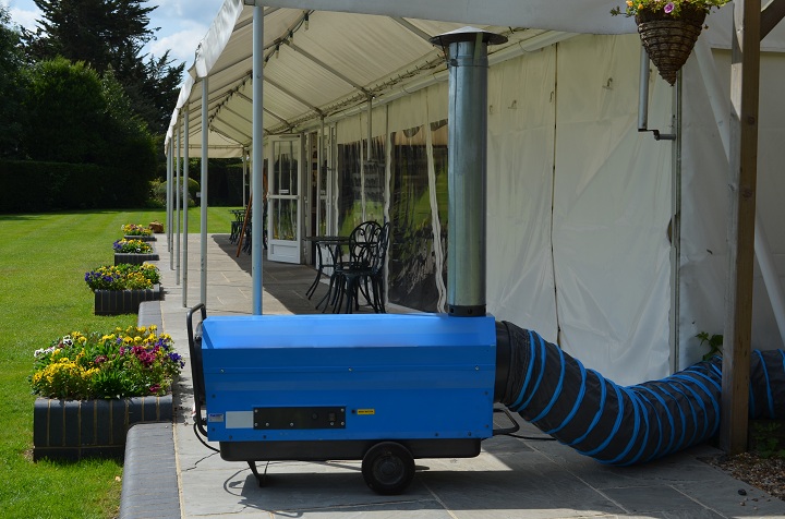 Noleggio riscaldamento per tendostrutture ed eventi