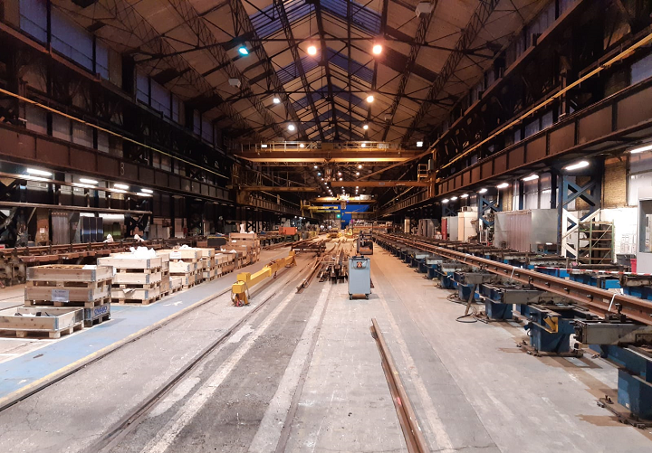 officina-ferroviaria-1 Riscaldamento temporaneo ad alta potenza per un’officina ferroviaria