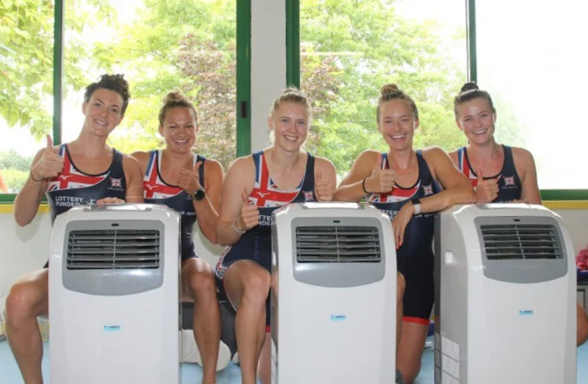 GB-rowing Condizionatori Nolo Climat per la squadra di canottaggio britannica