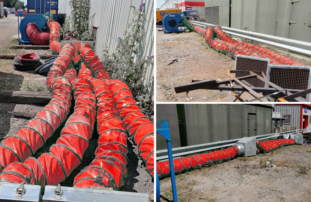 FV900 Noleggio estrattori d’aria per dei lavori di verniciatura