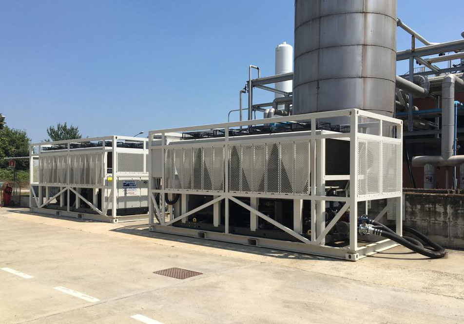 Noleggio chiller per aziende chimiche e farmaceutiche