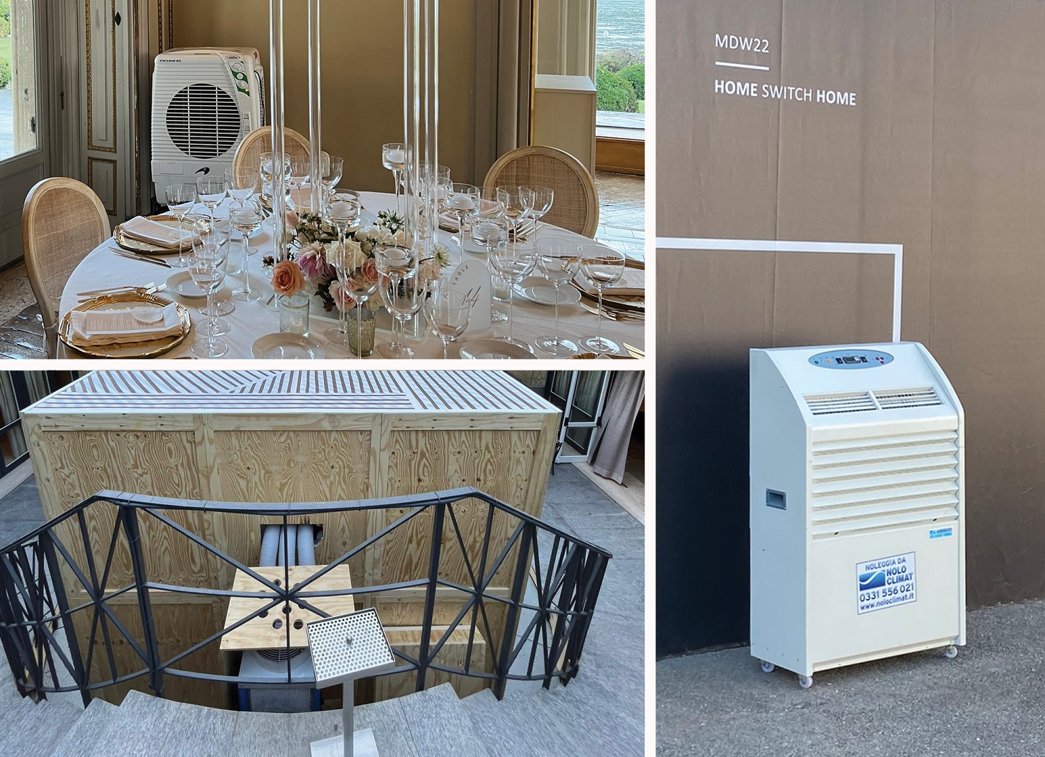 Noleggio condizionatori per eventi e tendostrutture