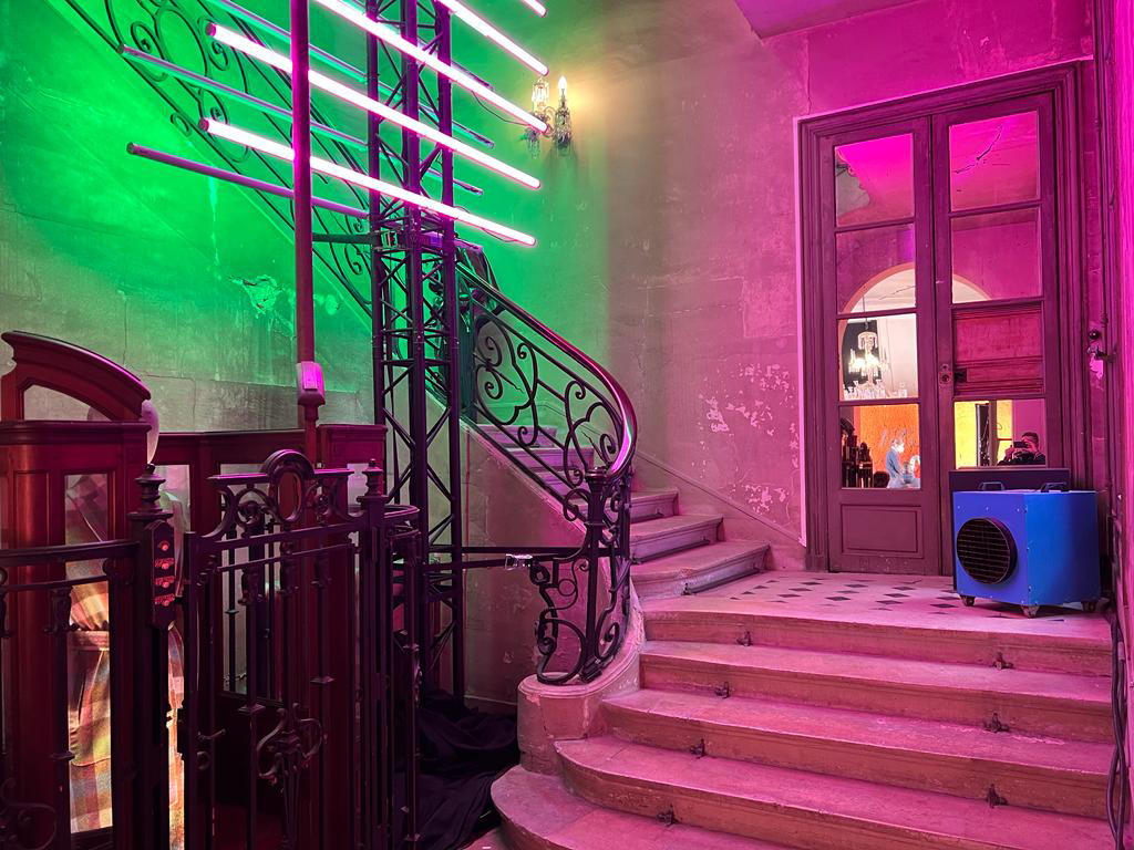 Riscaldatori elettrici Nolo Climat in prima fila alla settimana della moda di Parigi