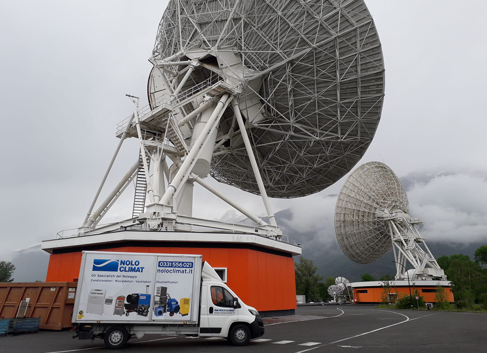 Noleggio condizionatori per il data center di un centro spaziale