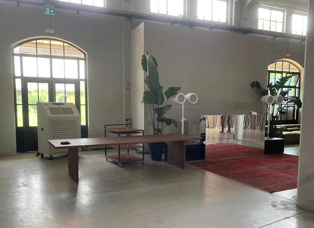 Condizionatori split a noleggio per uno degli spazi eventi piu «hot» del momento