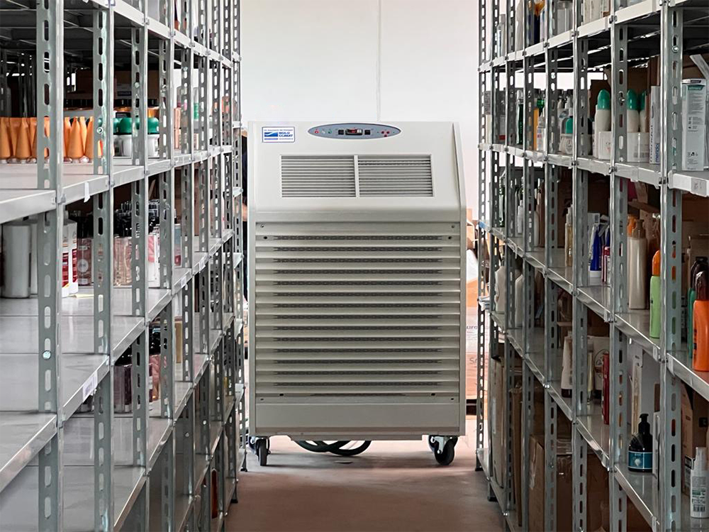 Noleggio condizionatori per la produzione e lo stoccaggio di prodotti cosmetici