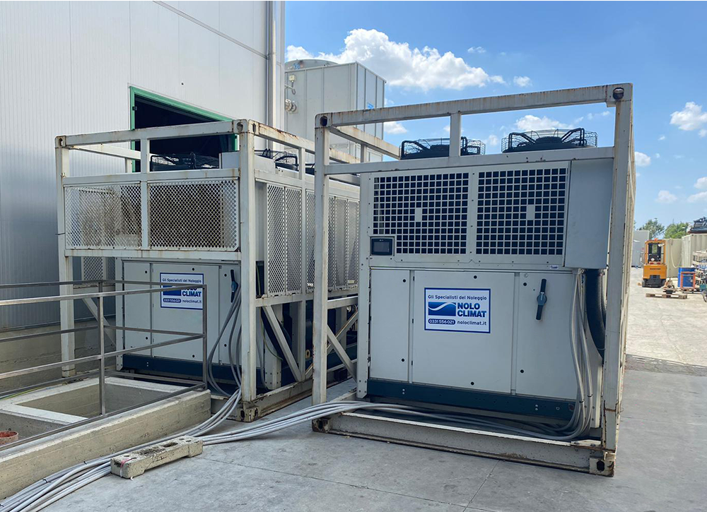 Produzione della margarina: otto chiller Nolo Climat assistono un leader del settore agroalimentare