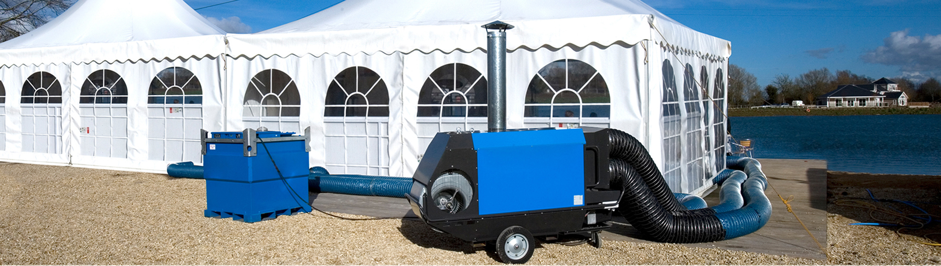 Riscaldamento per tendostrutture