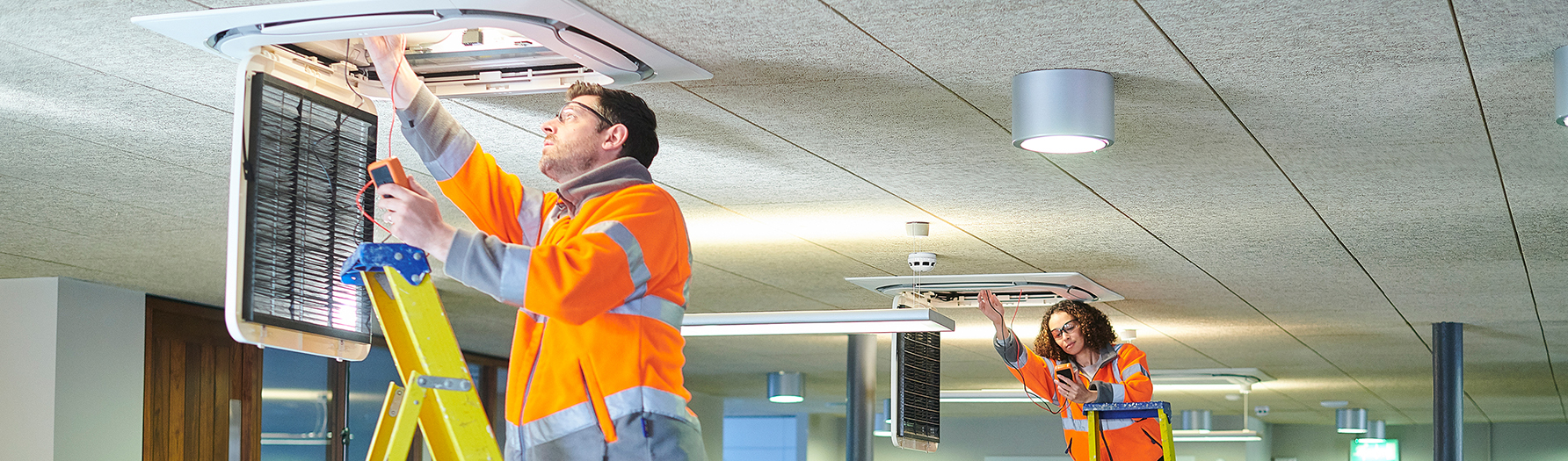 Riscaldamento per i test degli impianti dell’aria condizionata