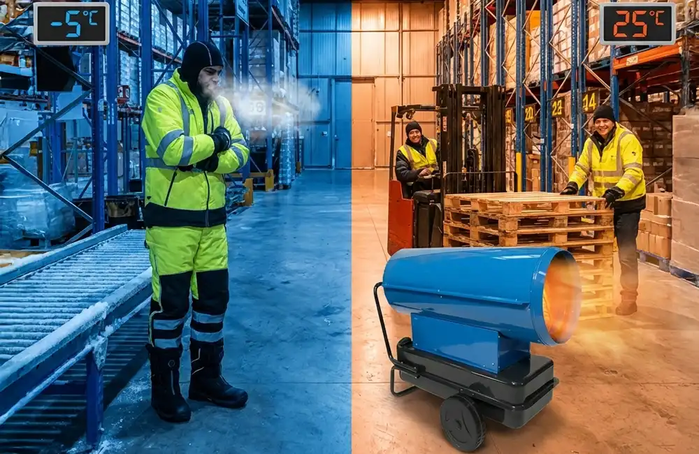 L’importanza di un efficace riscaldamento dei capannoni industriali